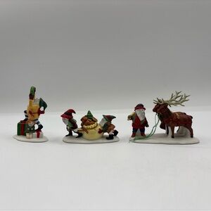Department 56 1988 Vintage HVC Santa’s Little Helpers Set Of 3 5610-3 Retired